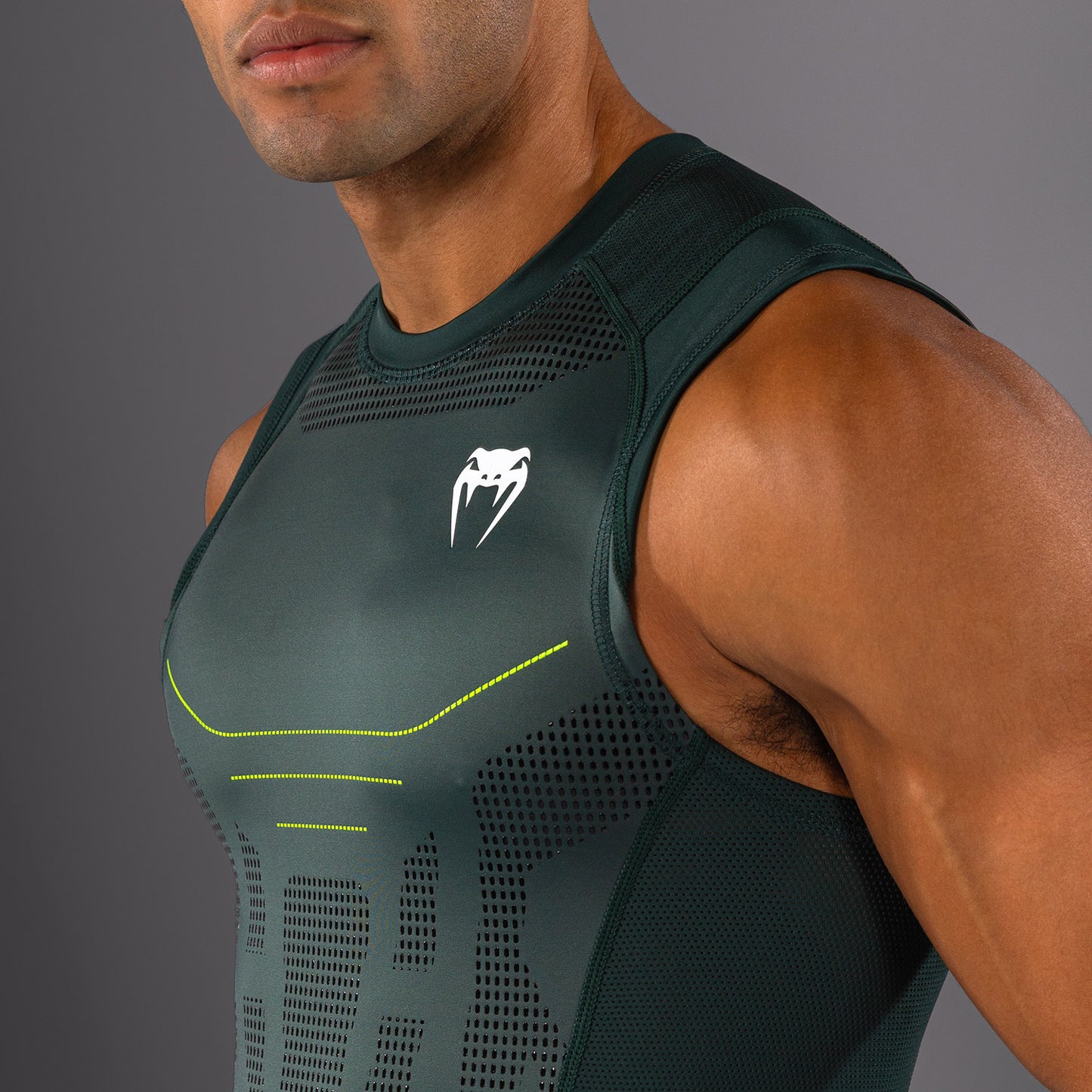 Venum Technical 3.0 Rashguard Senza Maniche - Verde Foresta