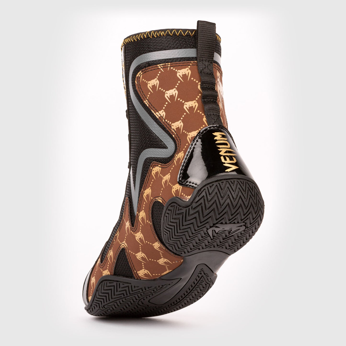 Scarpe da boxe Venum Elite Evo Monogram - Nero/Marrone