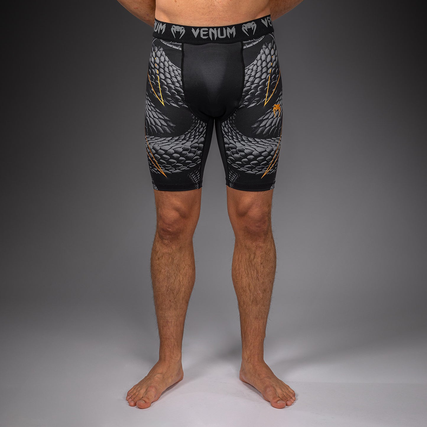 Venum Matupa Pantaloncini a Compressione - Nero/Grigio/Oro