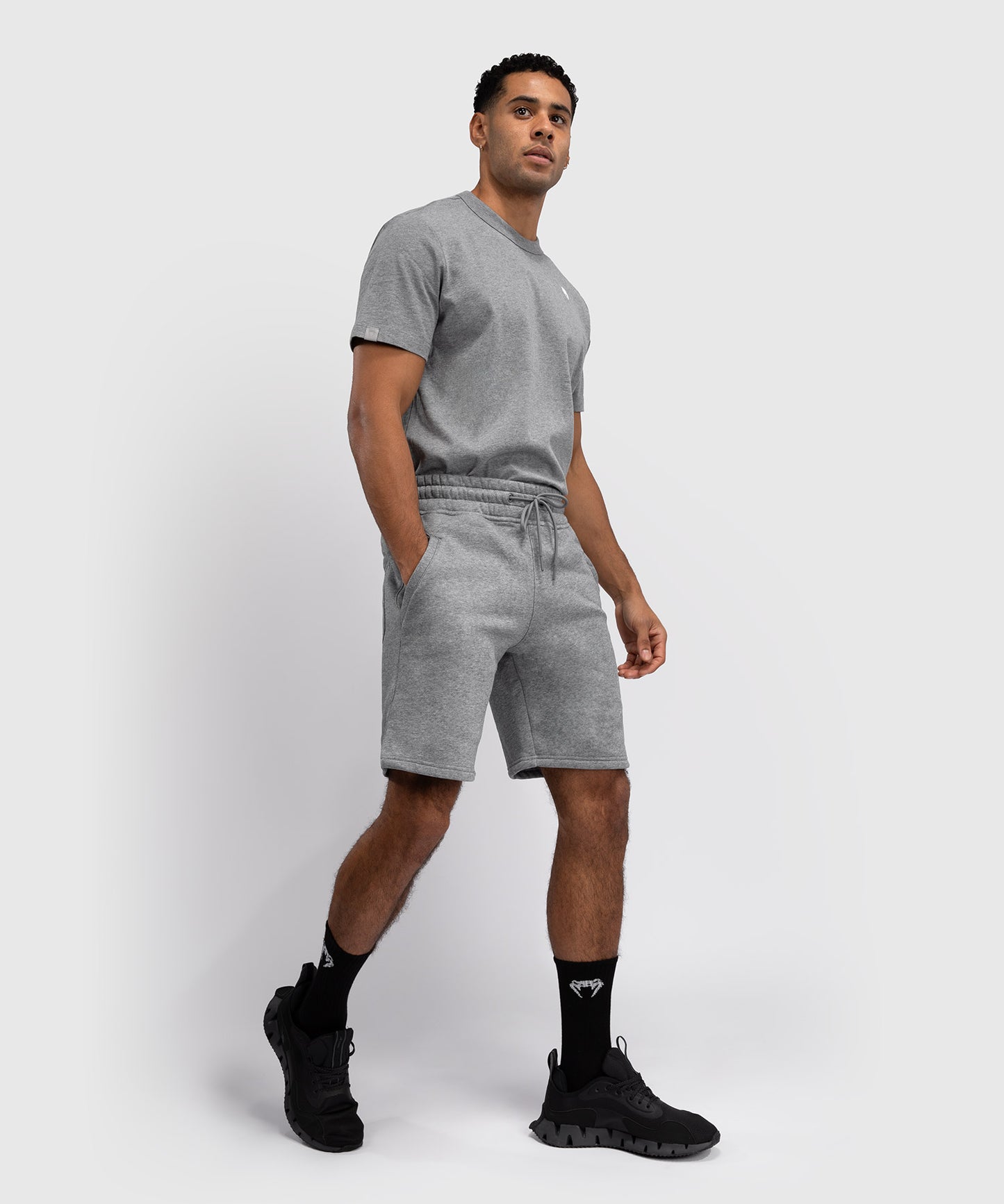 Venum Silent Power Pantaloni Corti in Cotone - Cloudy Grey