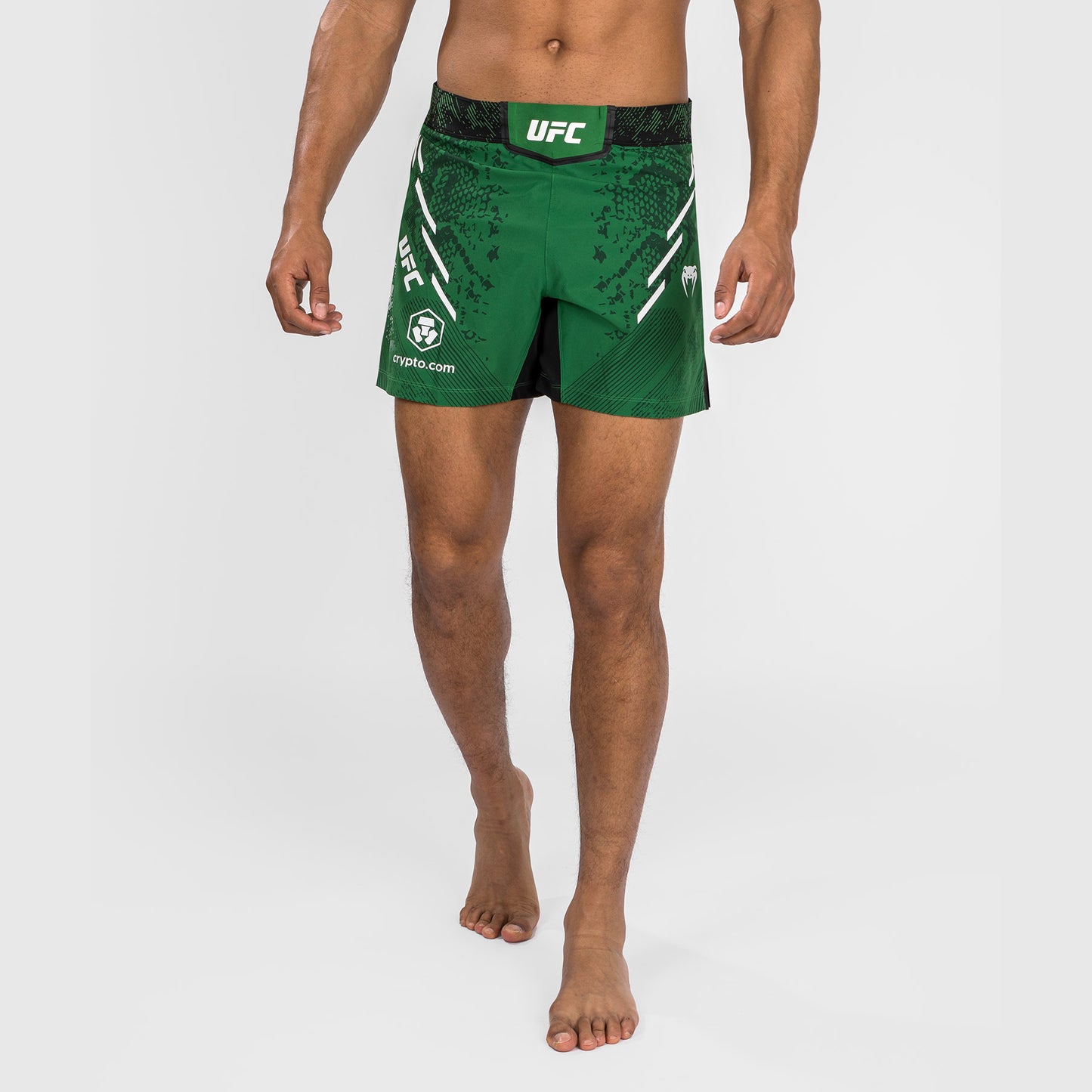 Pantaloncini da combattimento UFC Adrenaline by Venum personalizzati Authentic Fight Night Uomo - Short Fit - Verde