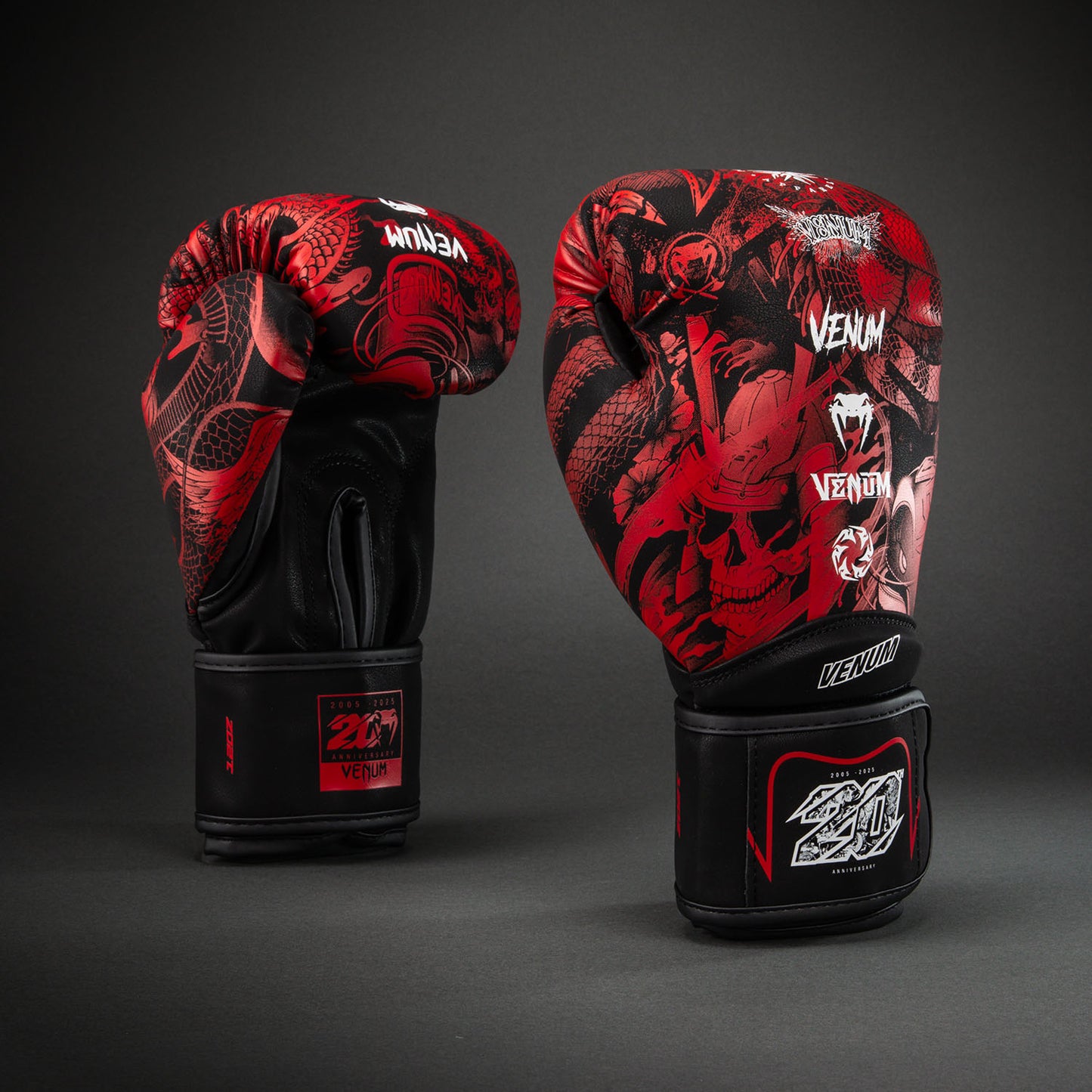 Venum 20th Anniversary Guantoni da boxe - Nero/Rosso