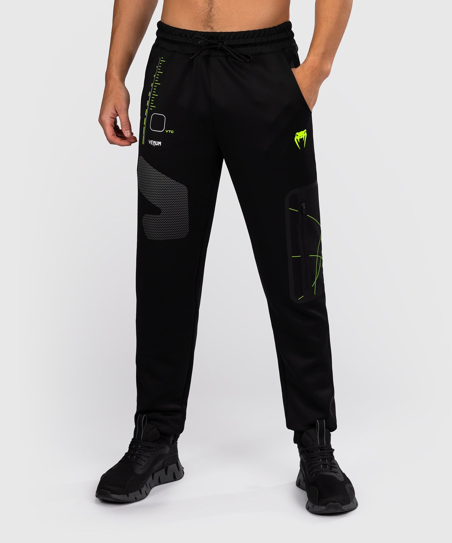 Venum Training Camp 4.0 Joggers - Nero/Neon Green