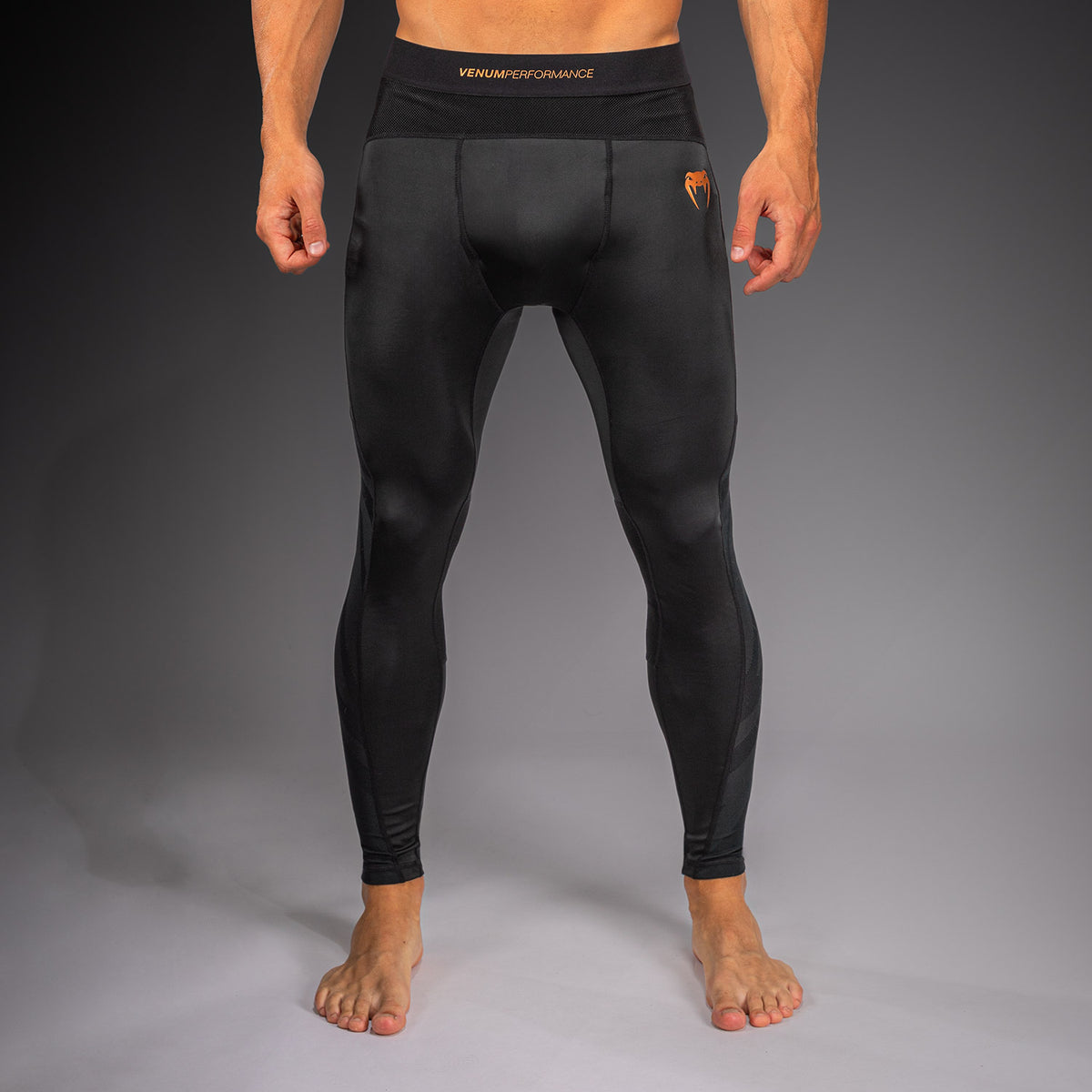 Venum G-Fit Revolution Leggings a compressione - Nero/Rame