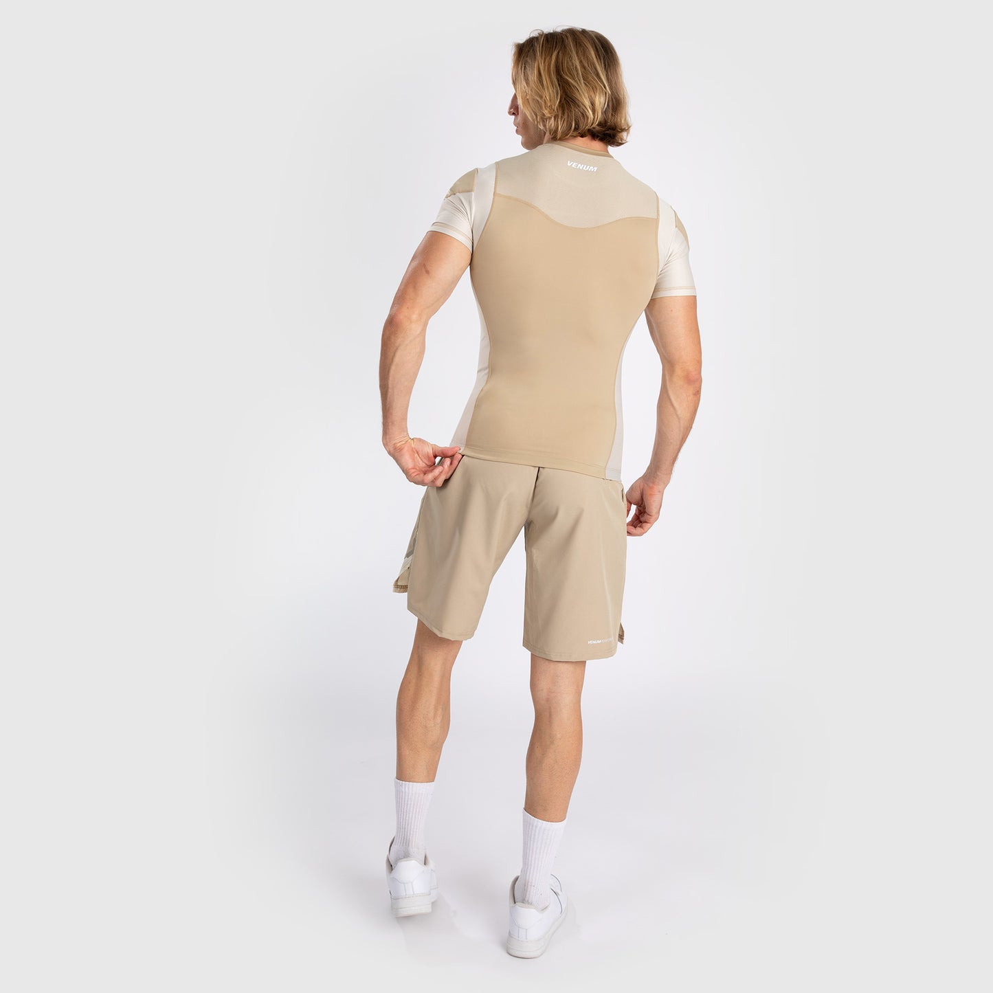 Venum Tempest Rashguard a maniche corte - Beige/Sabbia
