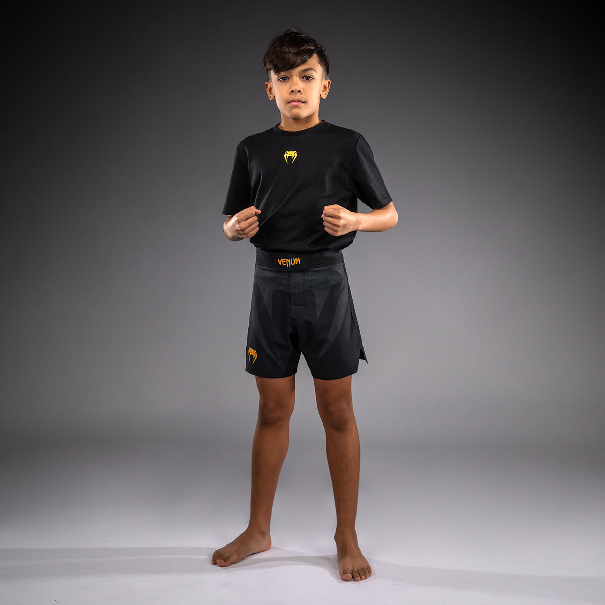 Venum Attack Fightshorts per bambini - Nero/Oro