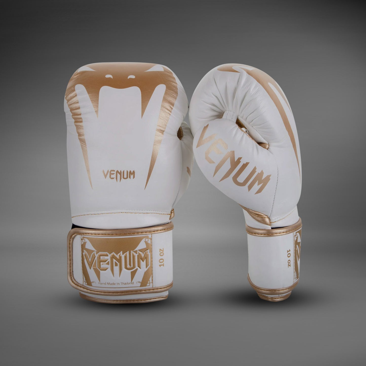 Guantoni da Boxe Venum Giant 3.0 - Pelle Nappa - Bianco/Oro