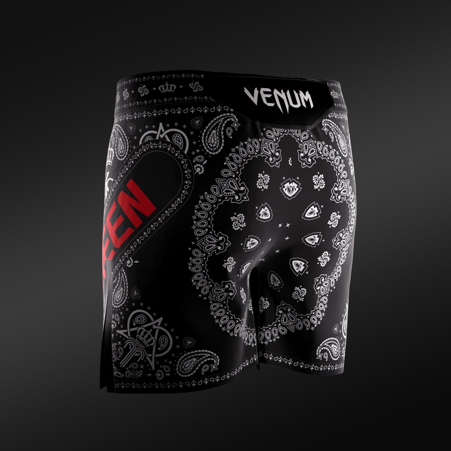 UFC Adrenaline Unrivaled by Venum Pantaloncini da Vale Tudo da uomo King Green - Nero