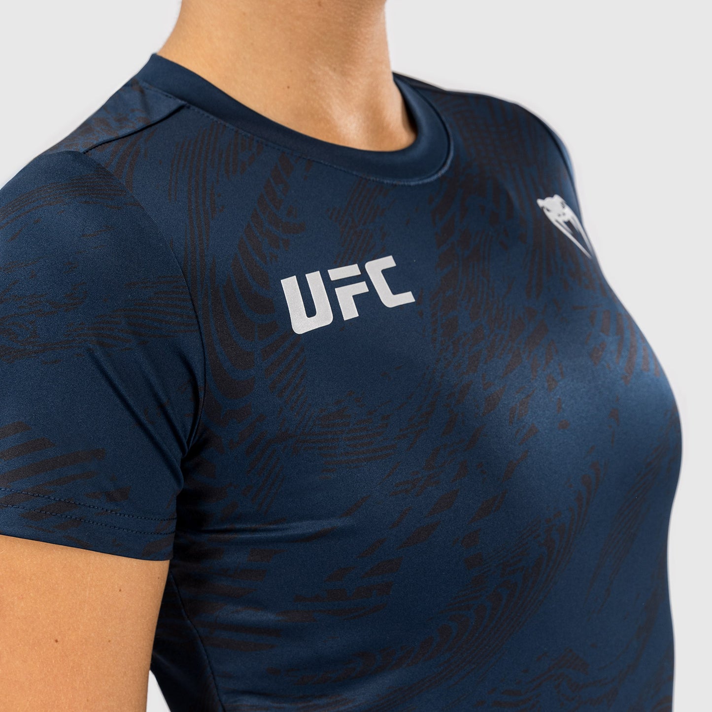 UFC Fusion by Venum Fight Week Maglietta Dry-Tech per Donna - Blu oceanico