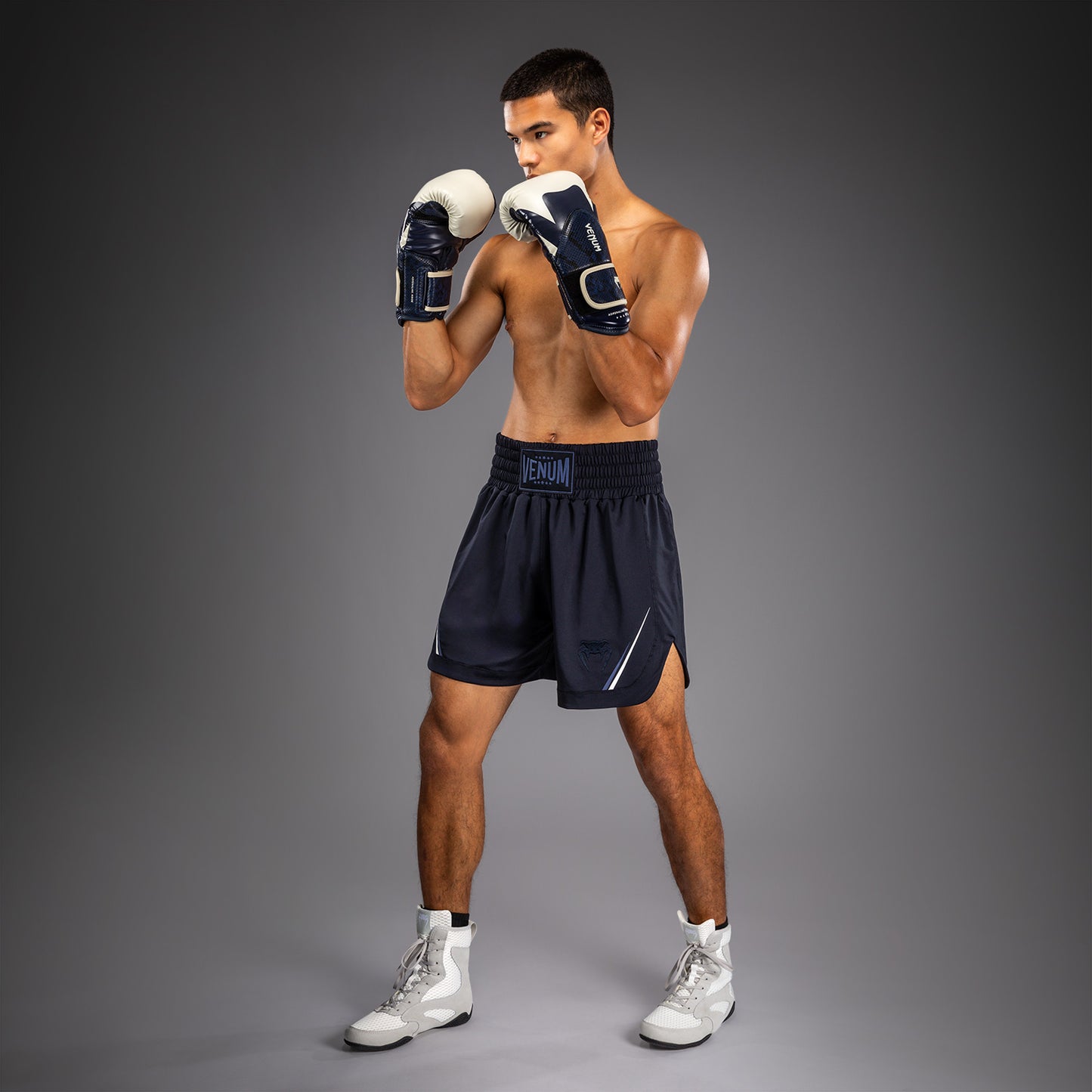 Venum G-Core Pantaloncini da Boxe - Blu Navy/Bianco