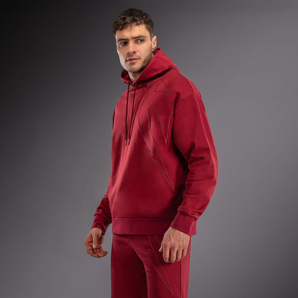 Venum Giant 3D Felpa con Cappuccio - Rosso
