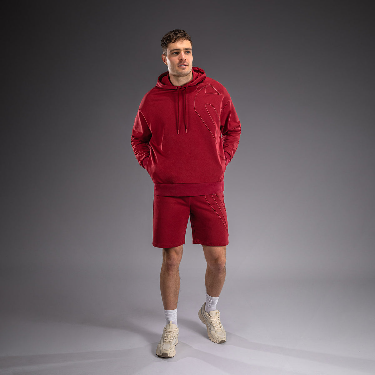 Venum Giant 3D Felpa con Cappuccio - Rosso