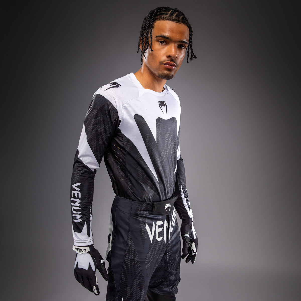Venum MX Elite Maglia da Motorsports - Nero