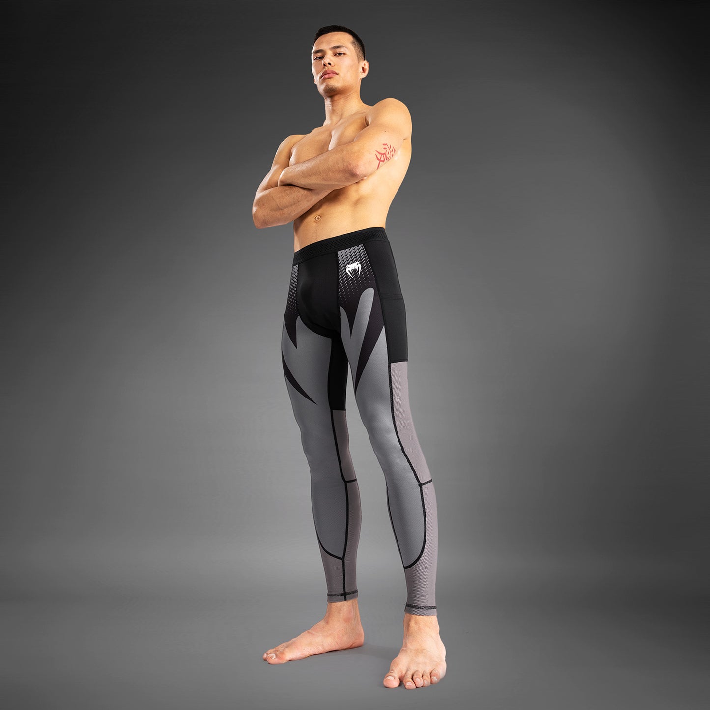 Venum G-Fit, Pantaloncini di Compressione Uomo, Nero/Oro, S