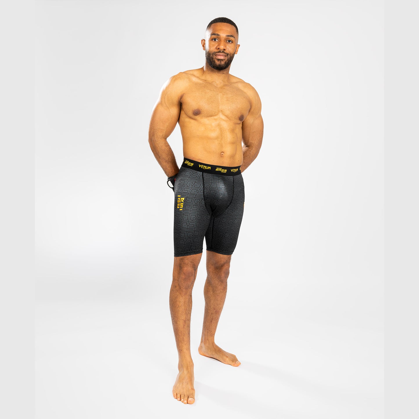 Venum x Ares Pantaloni Vale Tudo Uomo - Nero/Oro