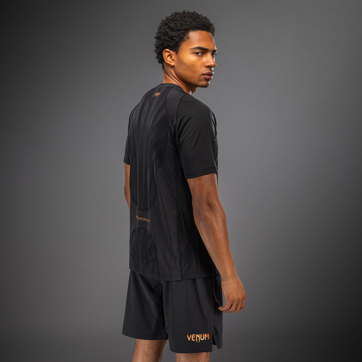 Venum G-Fit Revolution T-shirt Dry Tech - Nero/Rame