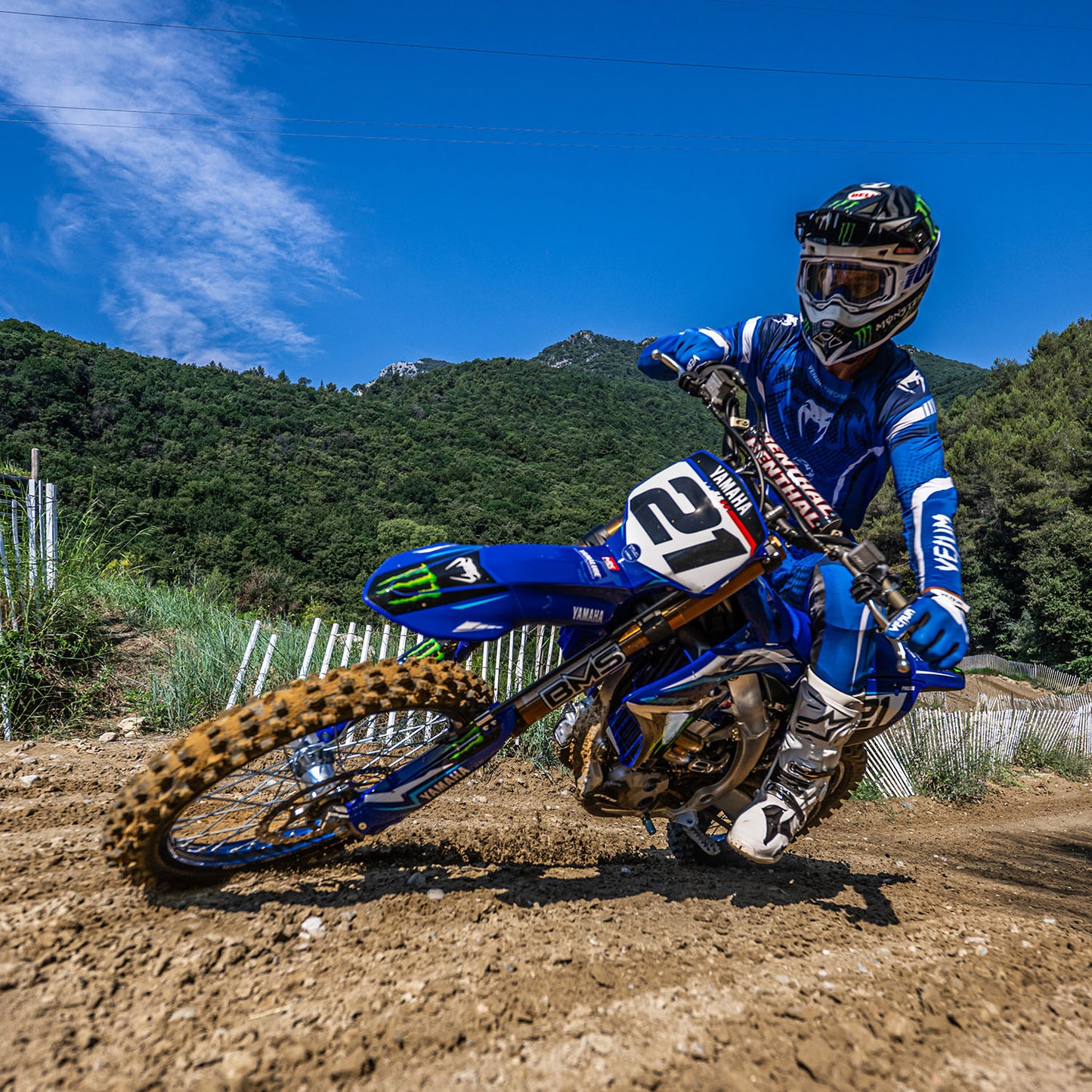 Venum MX Elite Maglia da Motorsports - Blu