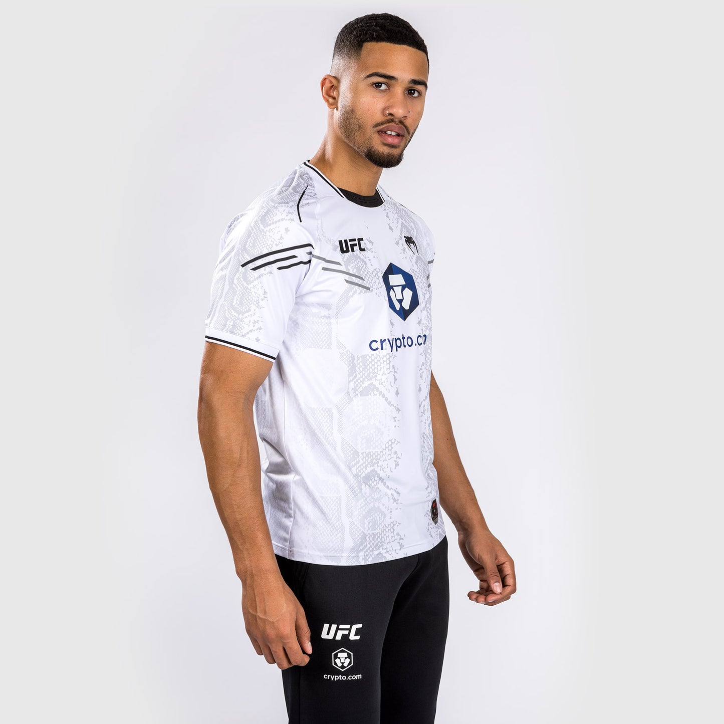UFC Adrenaline by Venum Authentic Fight Night Maglia Dry Tech Personalizzata da Uomo - Bianco