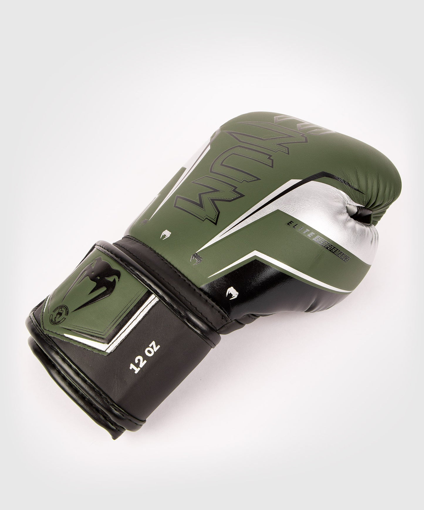 Guantoni da boxe Venum Elite Evo - Kaki/Argento