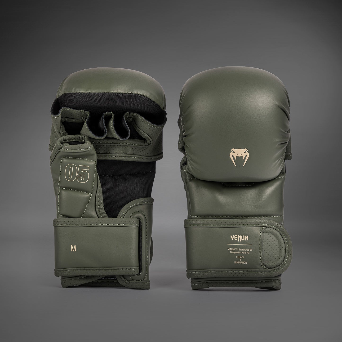 Venum Impact Evo Guanti da Sparring MMA - Verde Militare