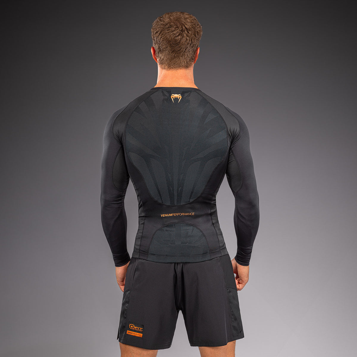 Venum G-Fit Revolution Rashguard a maniche lunghe - Nero/Rame