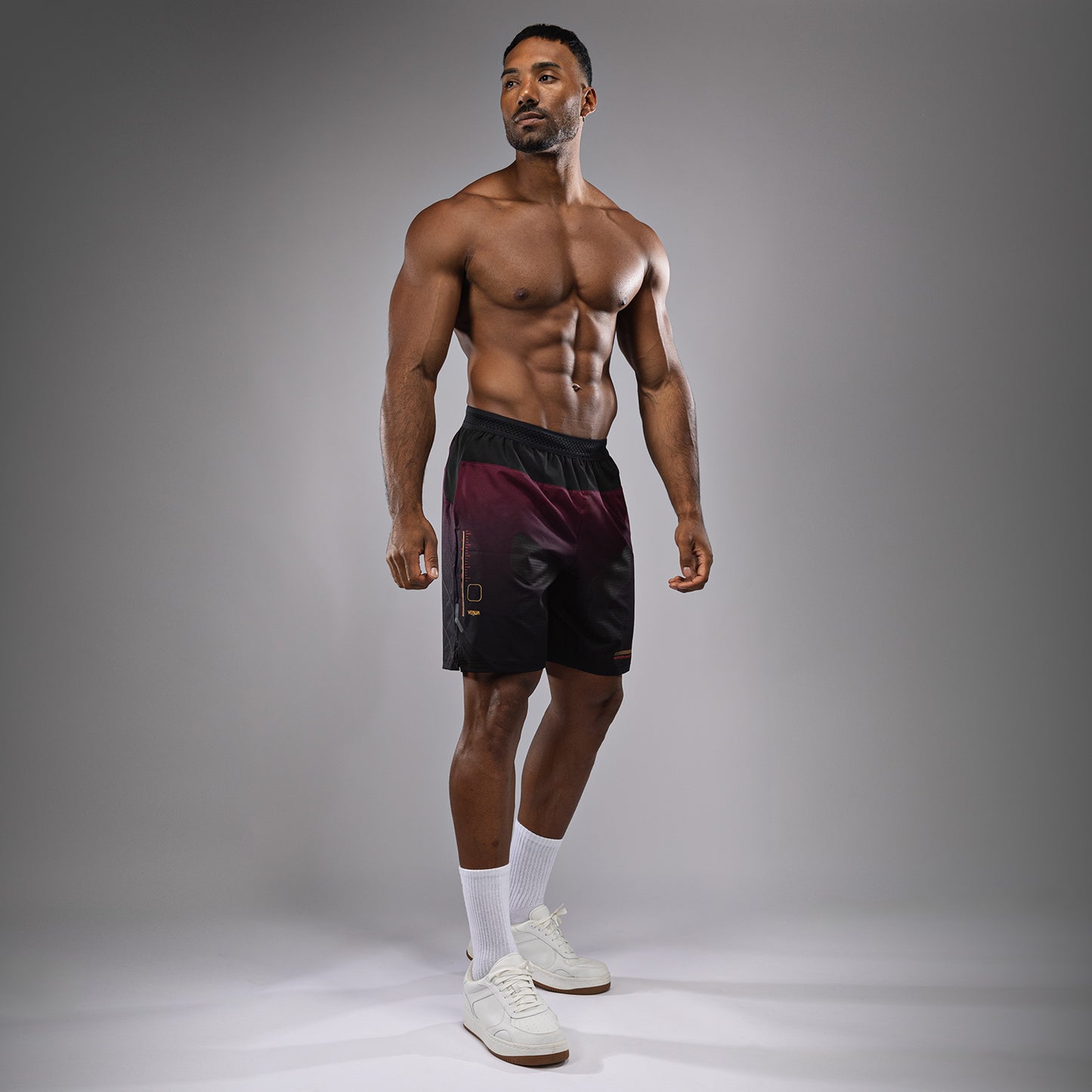 Venum Tactical XT Pantaloncini da allenamento - Nero/Borgogna/Oro