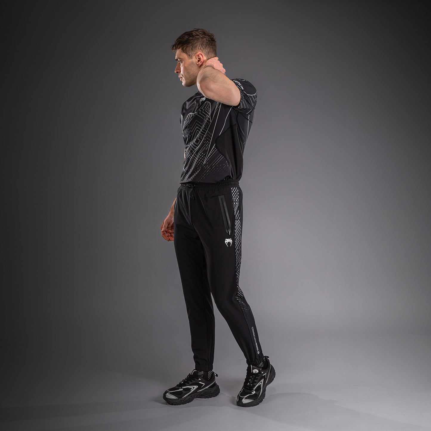 Venum Midnight Fury Pantaloni da Jogging – Nero/Grigio/Argento