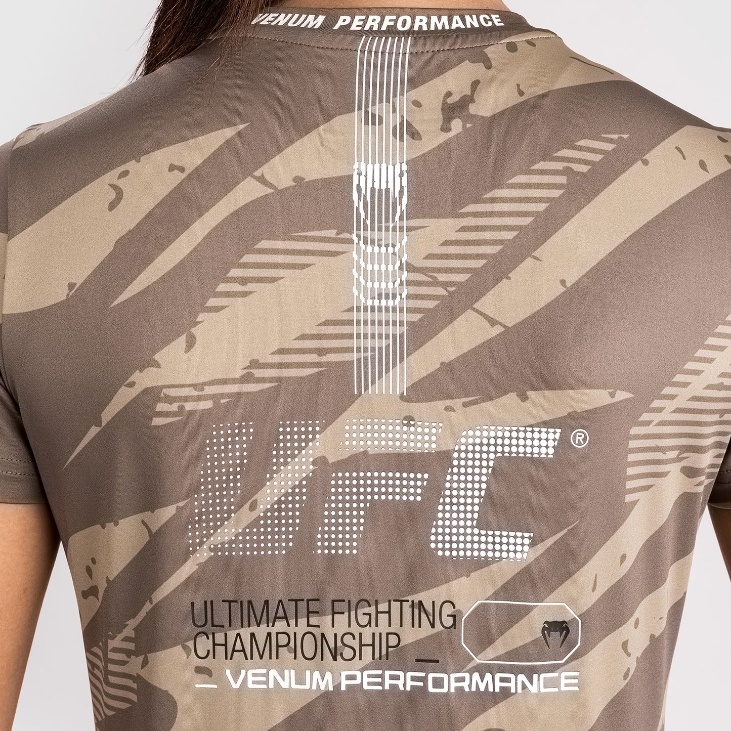 UFC Adrenaline by Venum Fight Week Maglietta Donna Dry-Tech - Desert Camo