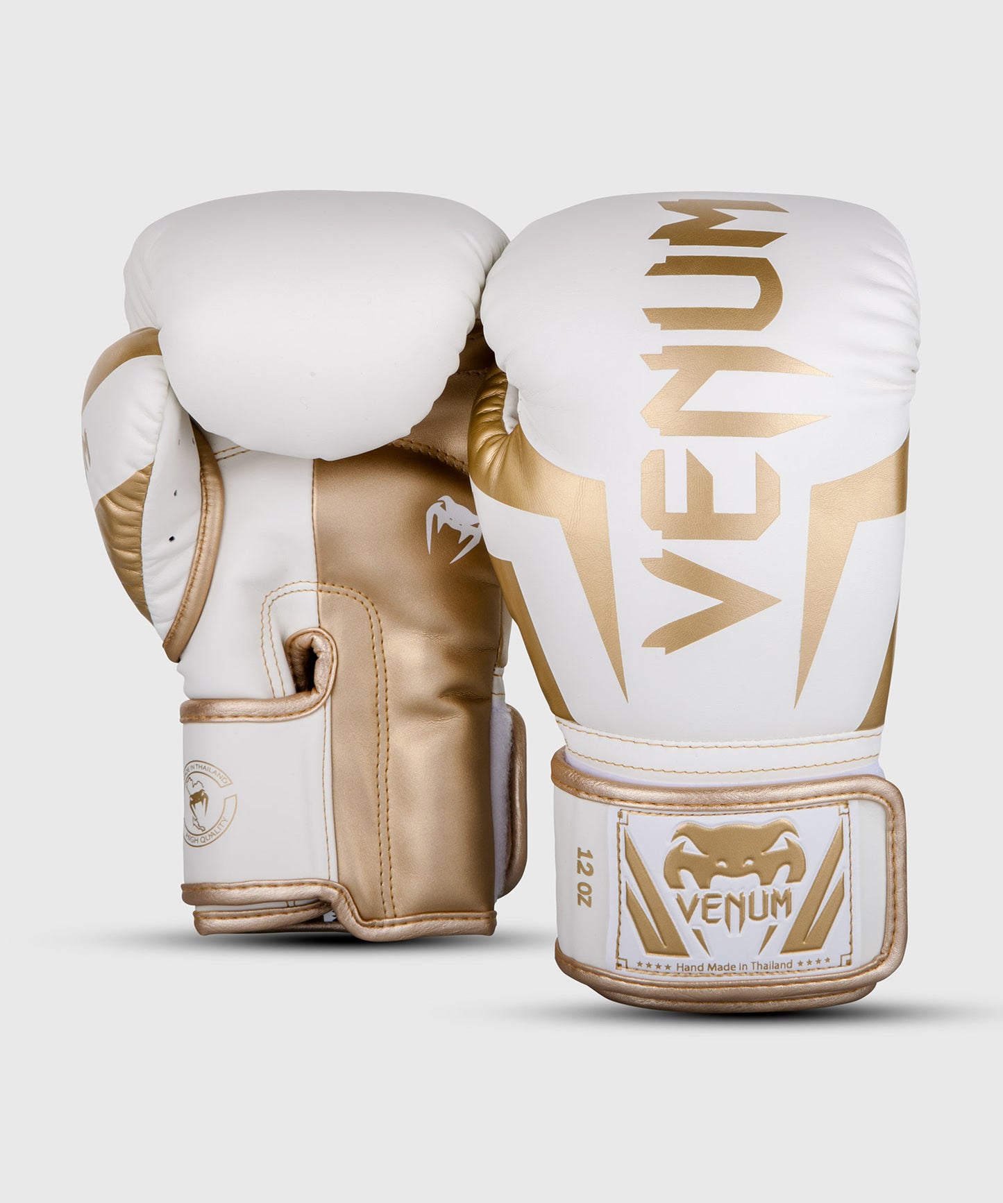Guantoni da boxe Venum Elite - Bianchi/Oro