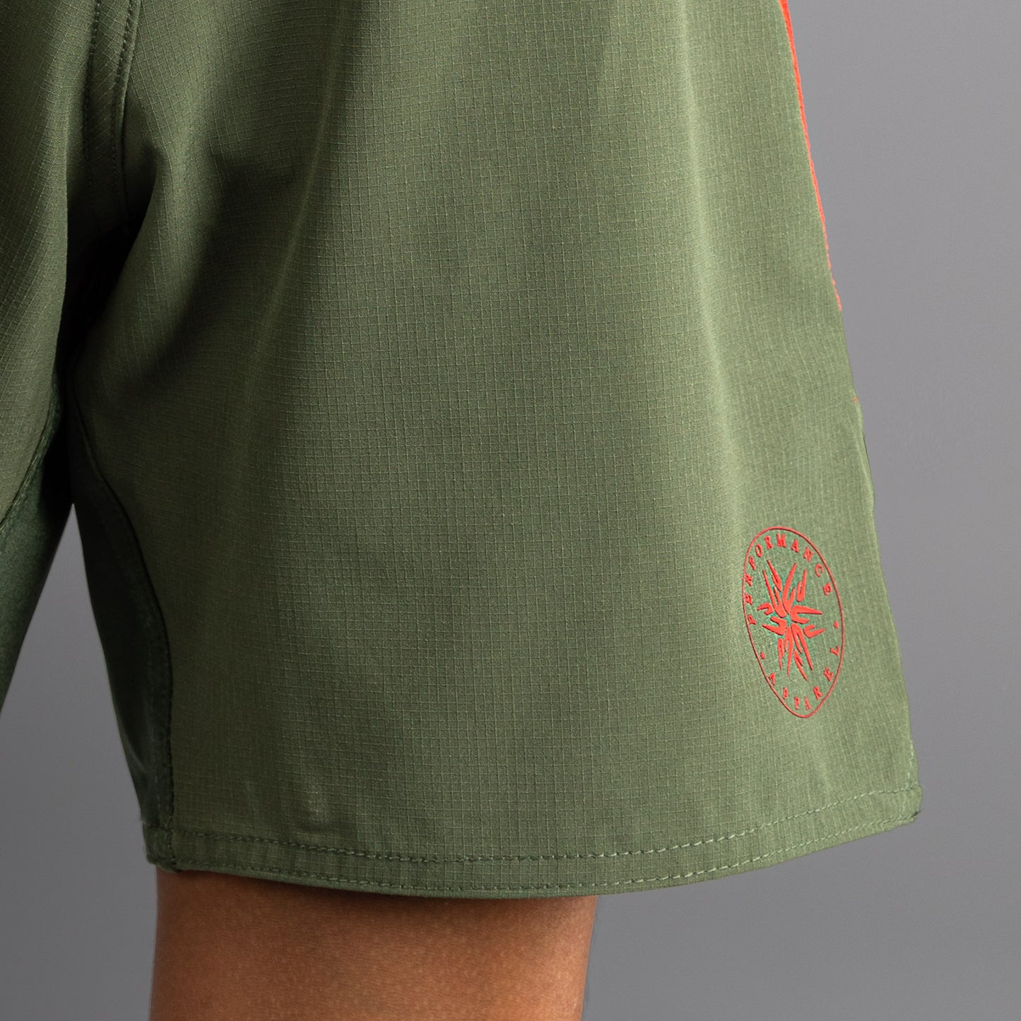 Venum Light Fightshorts per Bambini - Verde Militare/Arancione