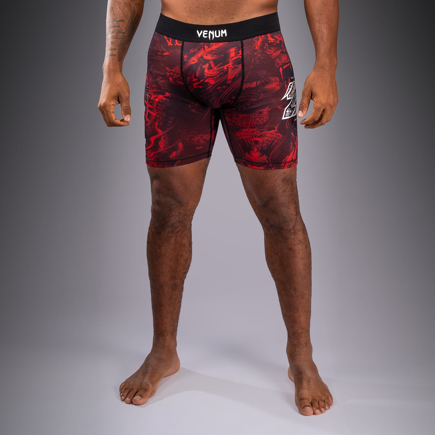 Venum 20th Anniversary Pantaloncini a Compressione - Nero/Rosso