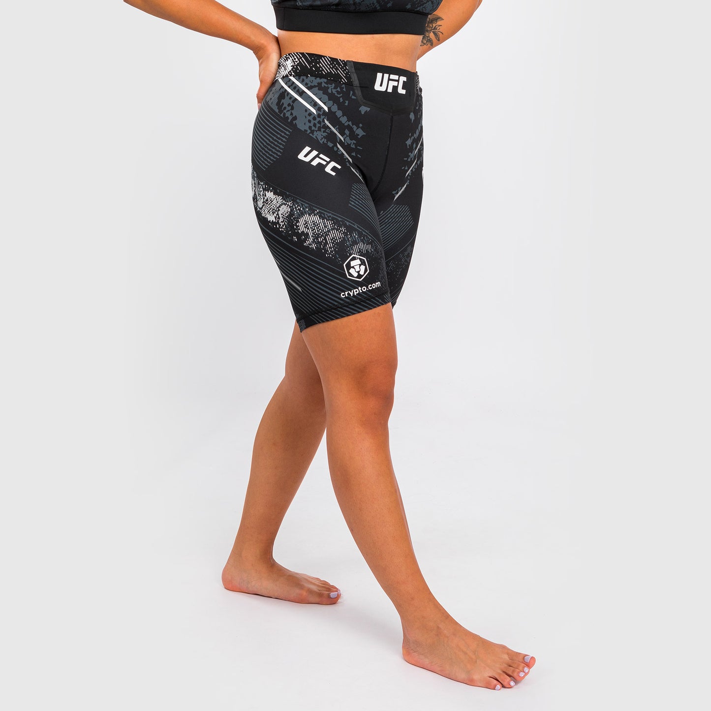 UFC Adrenaline by Venum Authentic Fight Night Pantaloncini Vale Tudo da Donna - Vestibilità Lunga - Nero