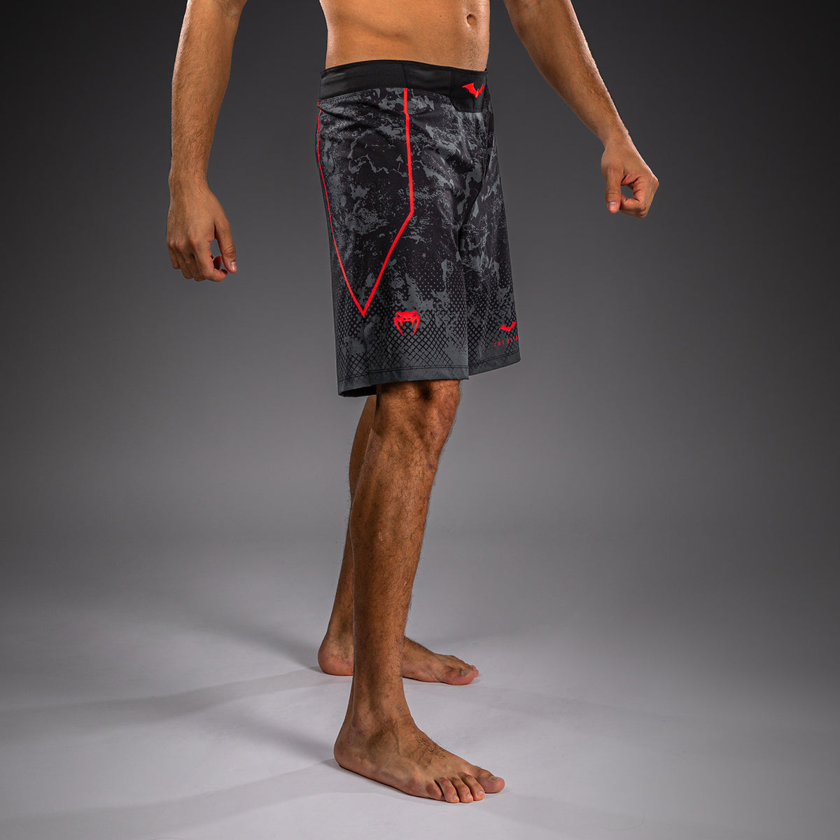 Venum x Batman Fightshort - Nero/Grigio/Rosso