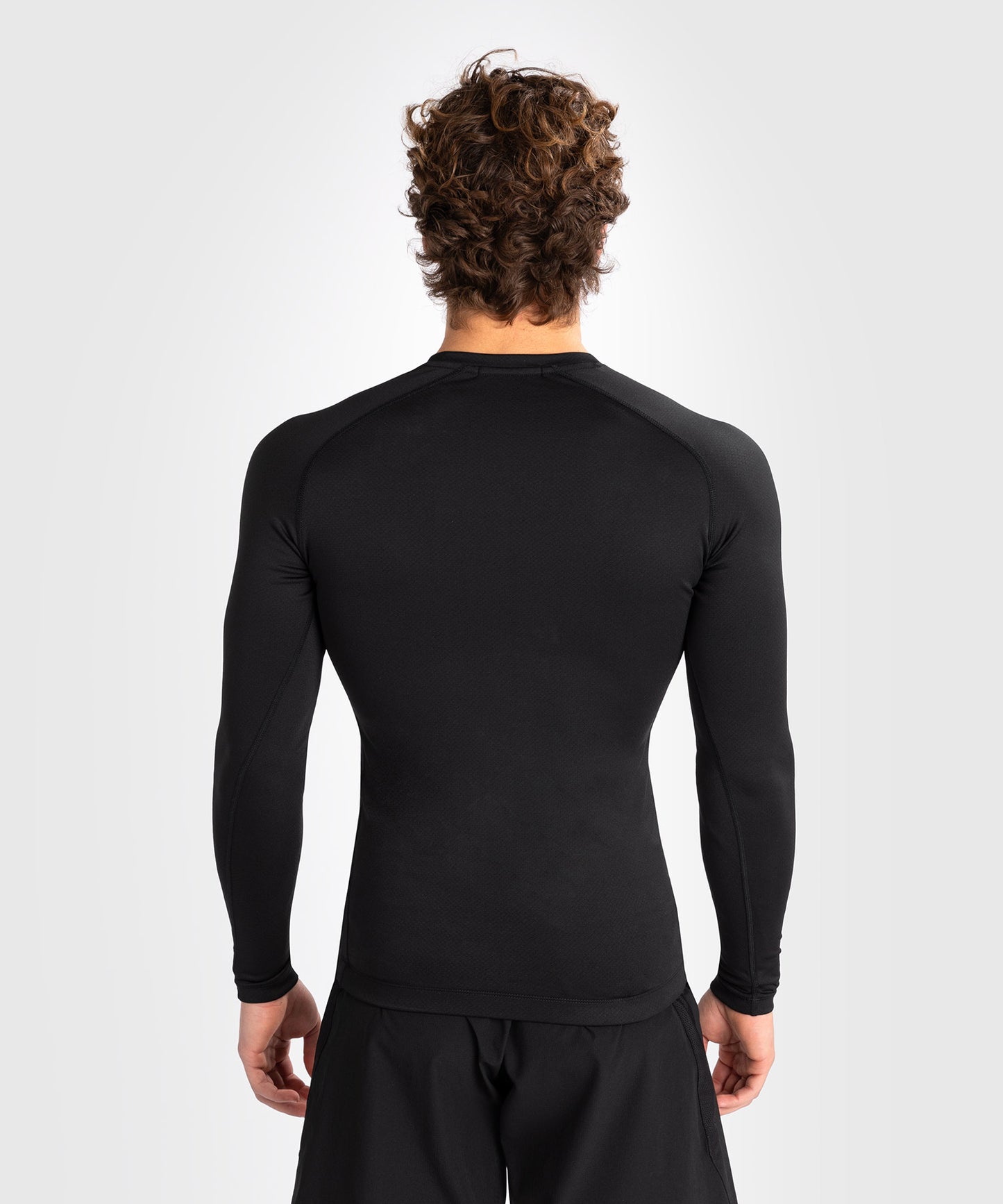 Venum Contender Rashguard a maniche lunghe da uomo - Nero/Bianco