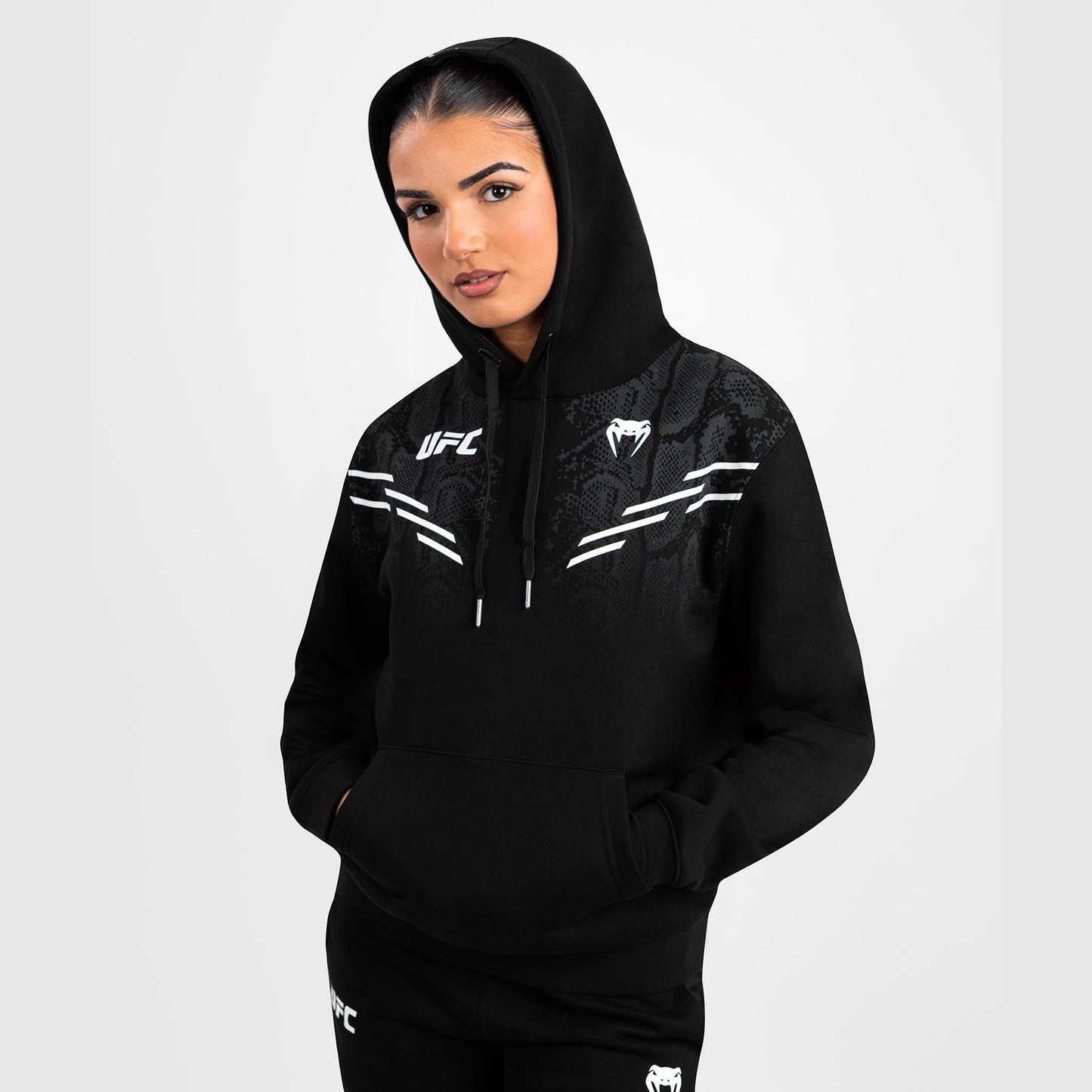 UFC Adrenaline by Venum Replica Felpa con cappuccio da Donna - Nero