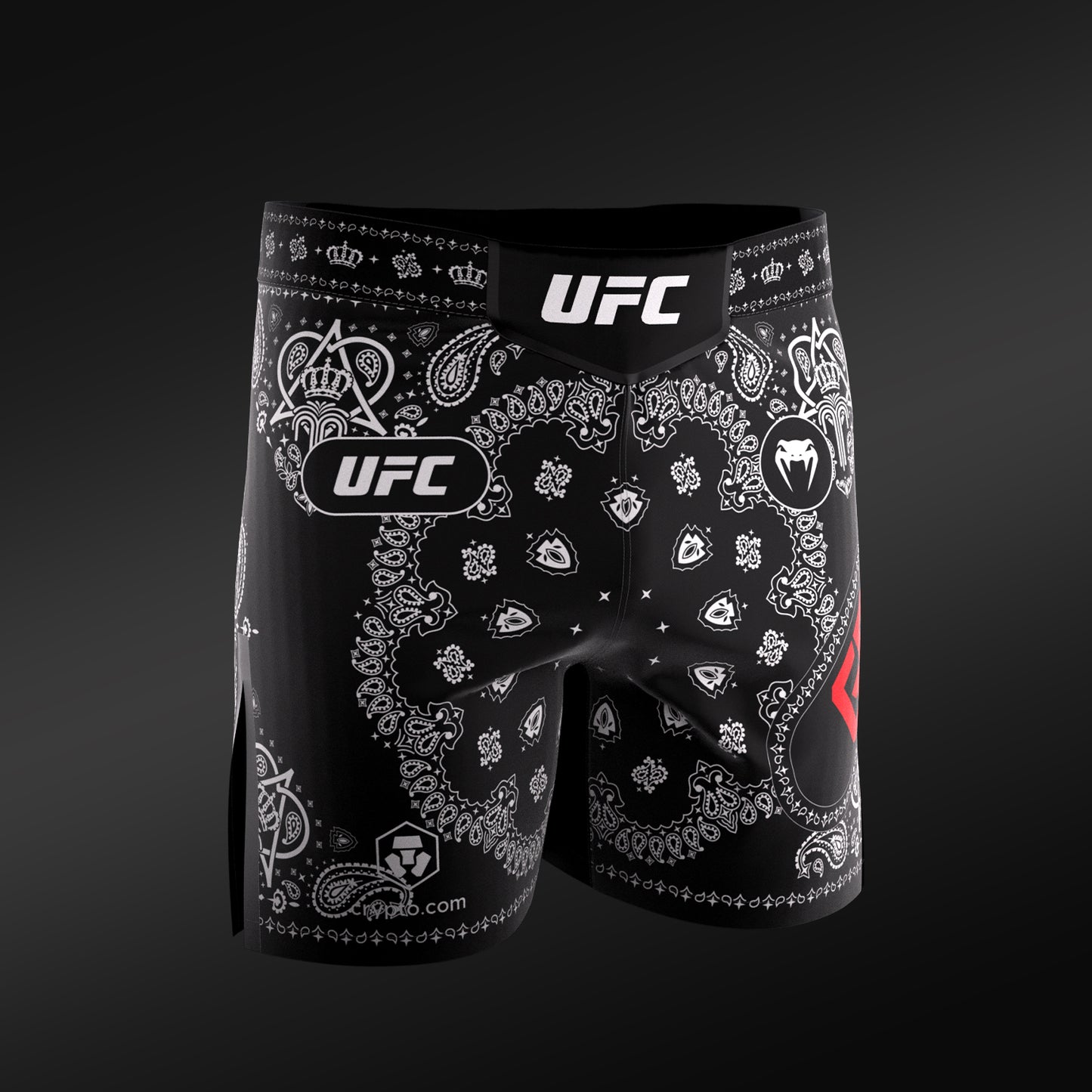 UFC Adrenaline Unrivaled by Venum Pantaloncini da Vale Tudo da uomo King Green - Nero