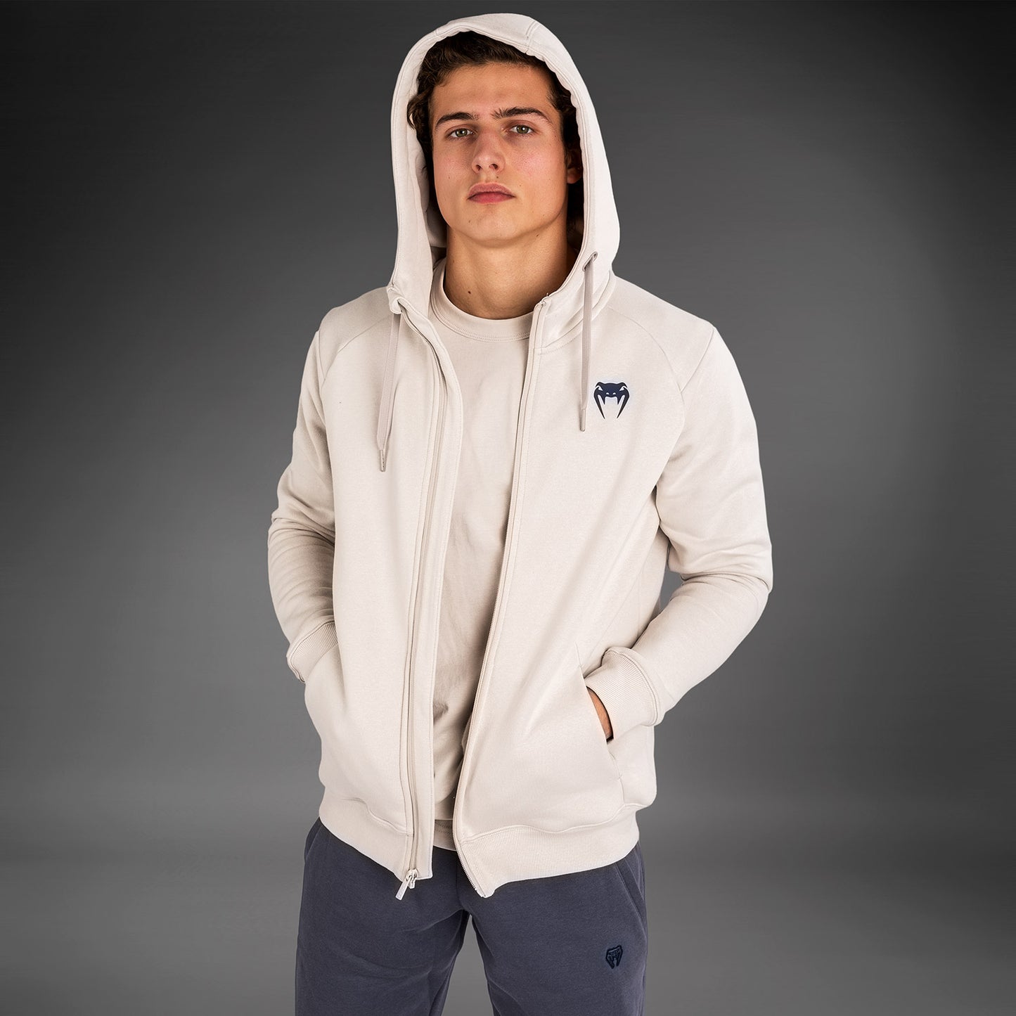 Venum Strikeland Felpa con cappuccio e zip intera - Grigio