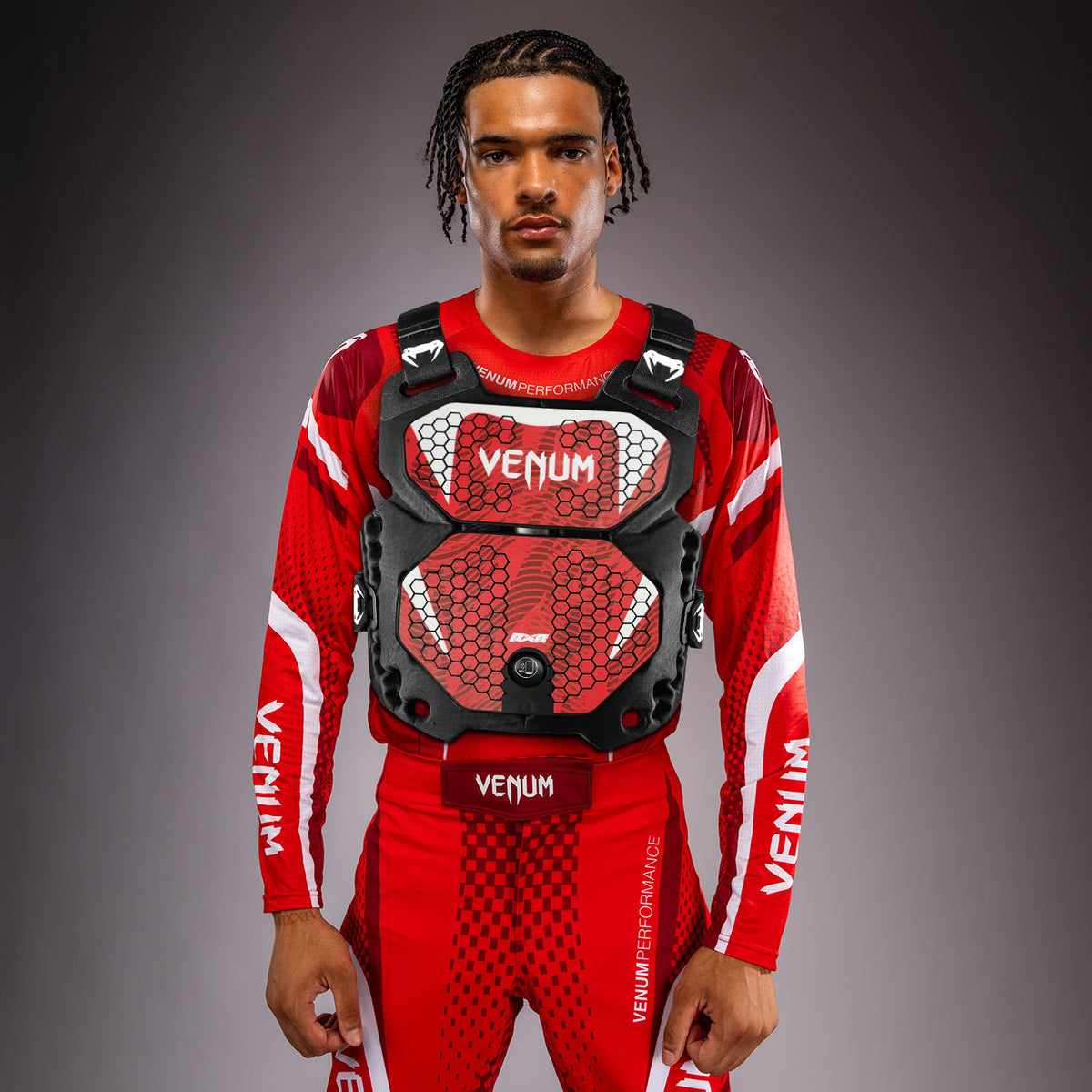 Venum x RXR R-Pro 2 Pettorina protettiva - Nero/Rosso