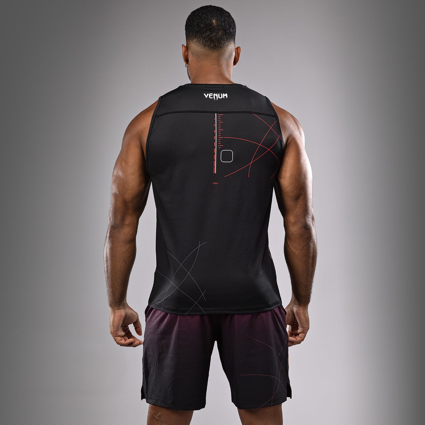 Venum Tactical XT Canotta Dry Tech - Nero/Rosso Fuoco