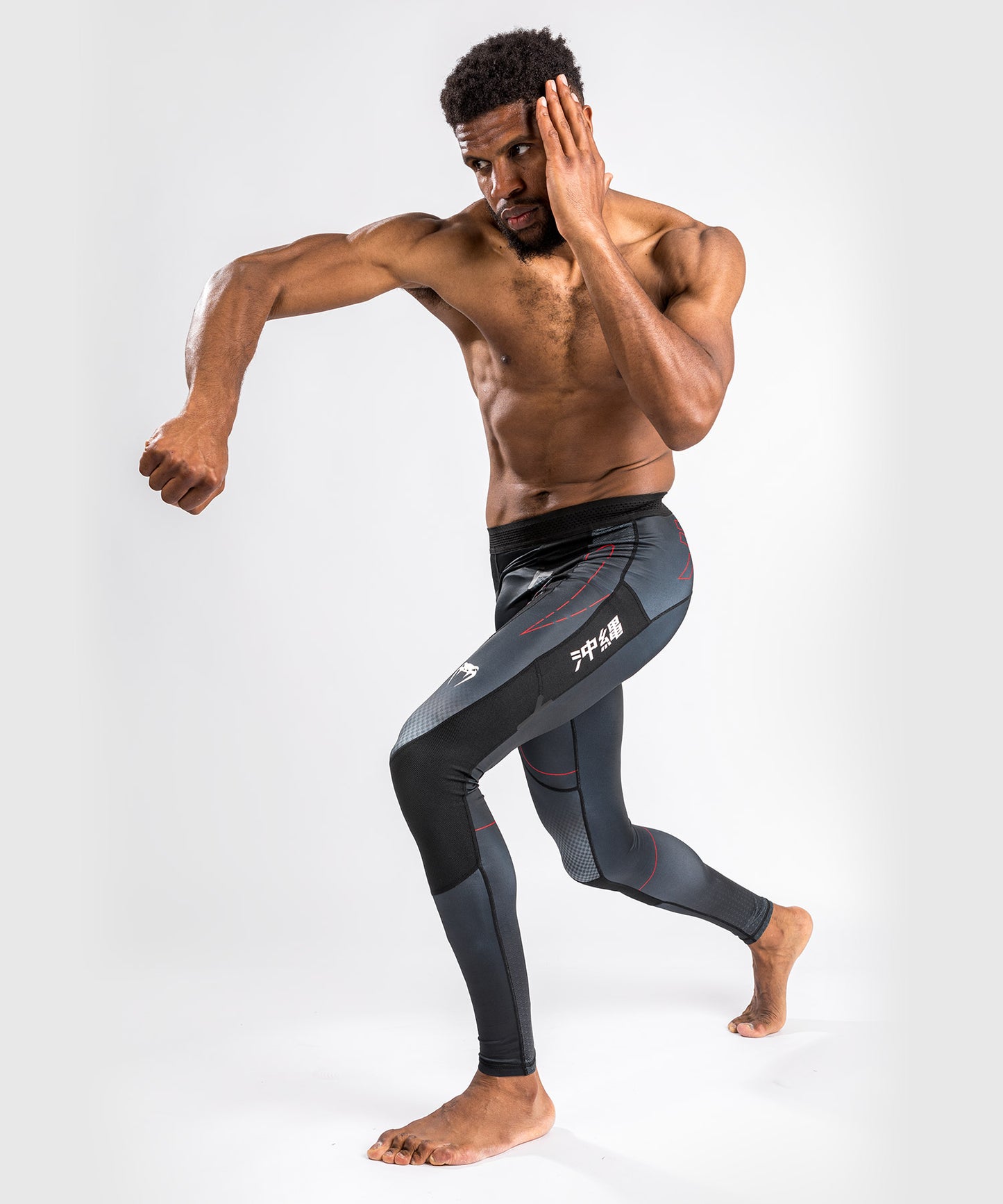 Pantaloni a compressione Venum Okinawa 3.0 - Nero/Rosso