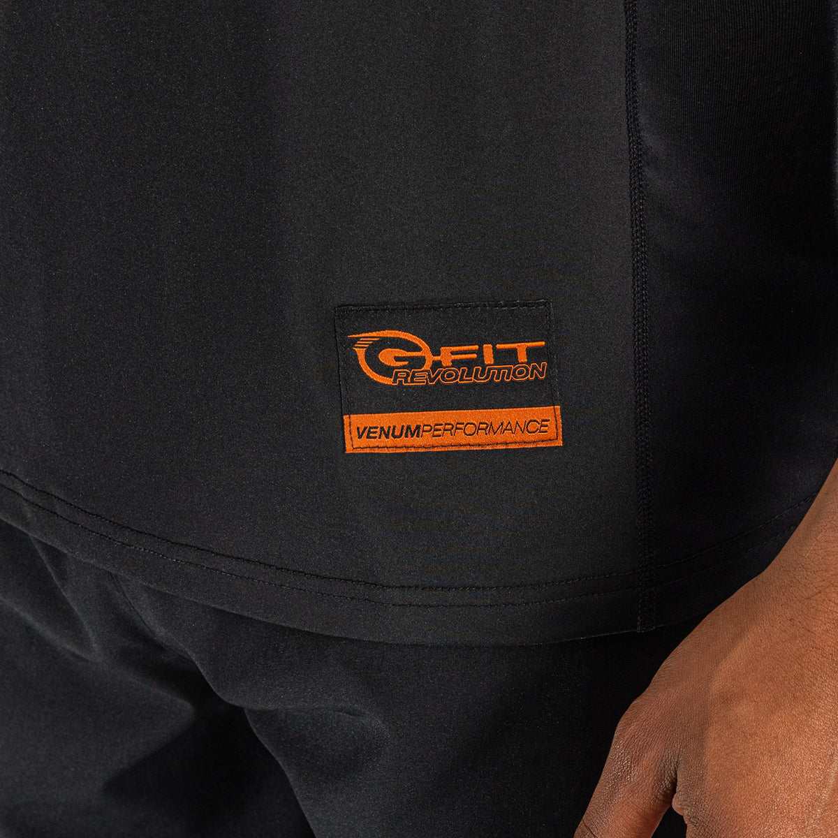 Venum G-Fit Revolution T-shirt Dry Tech - Nero/Rame