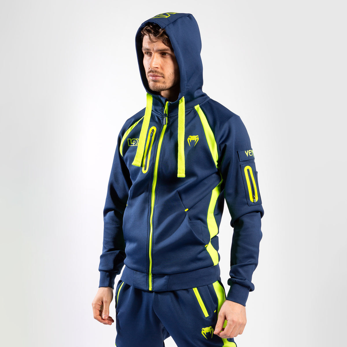 Venum Origins Felpa con Cappuccio Loma Edition - Blu/Giallo