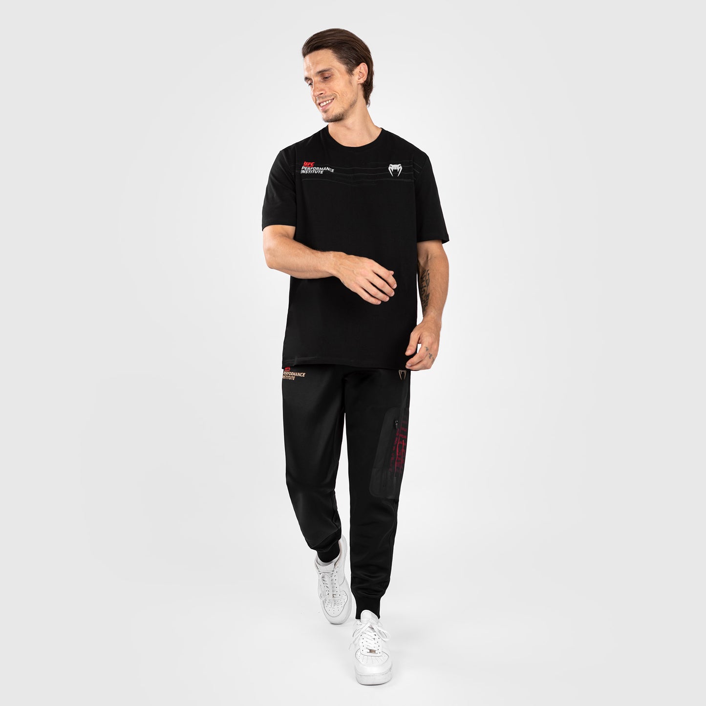 UFC Venum Performance Institute 2.0 Pantaloni Uomo - Nero/Rosso