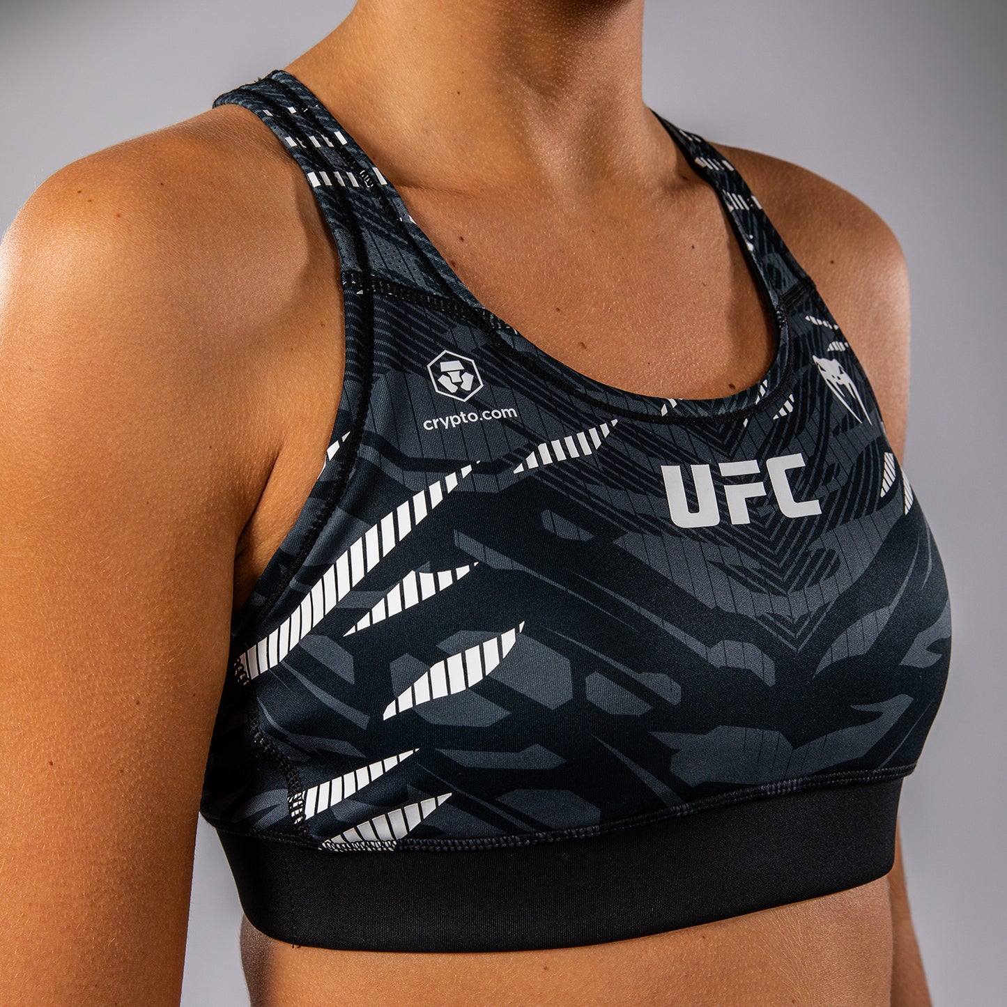 UFC Fusion by Venum Authentic Fight Night Reggiseno Sportivo per Donna - Nero