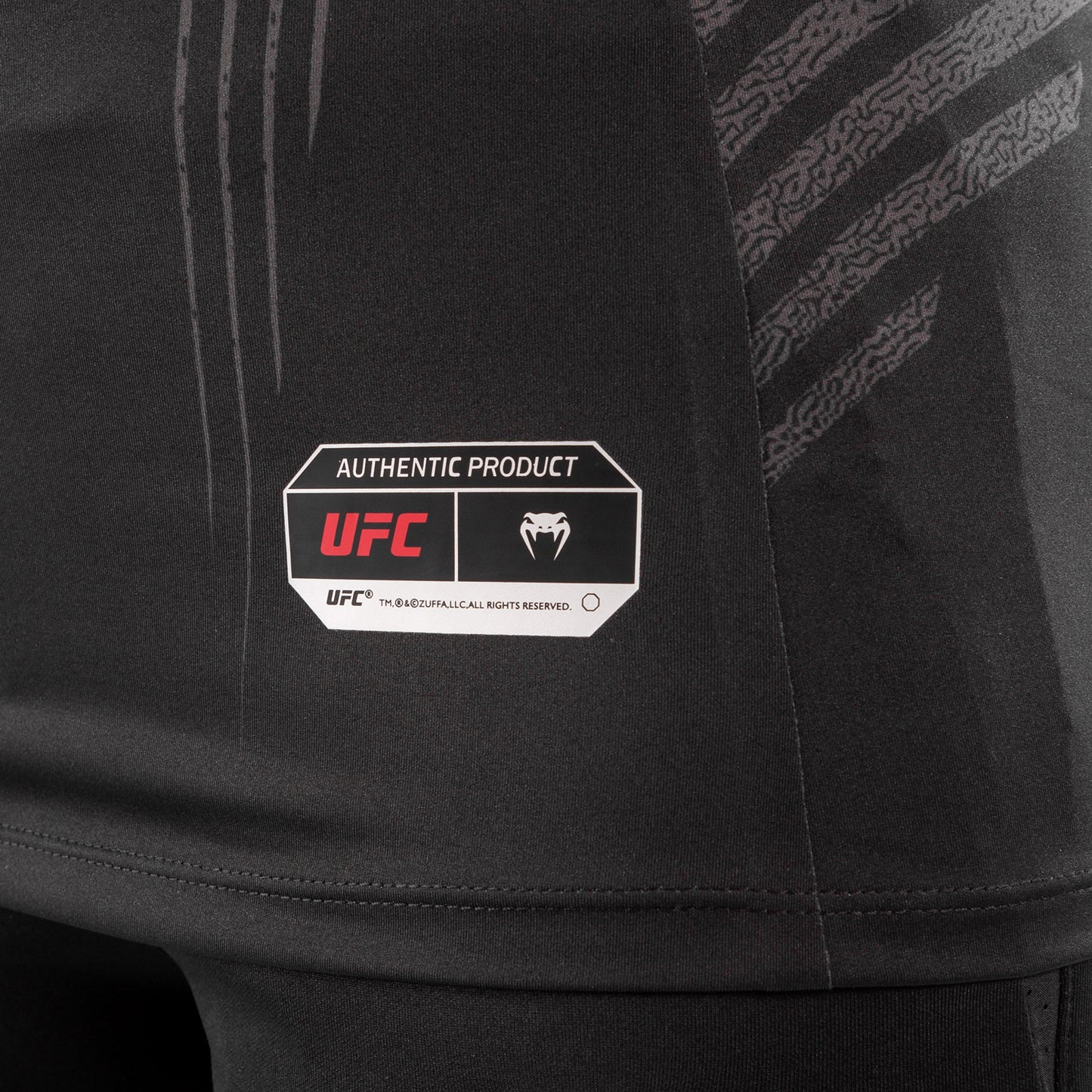 Maglia Tecnica Donna Personalizzata UFC Venum Authentic Fight Night - Nero