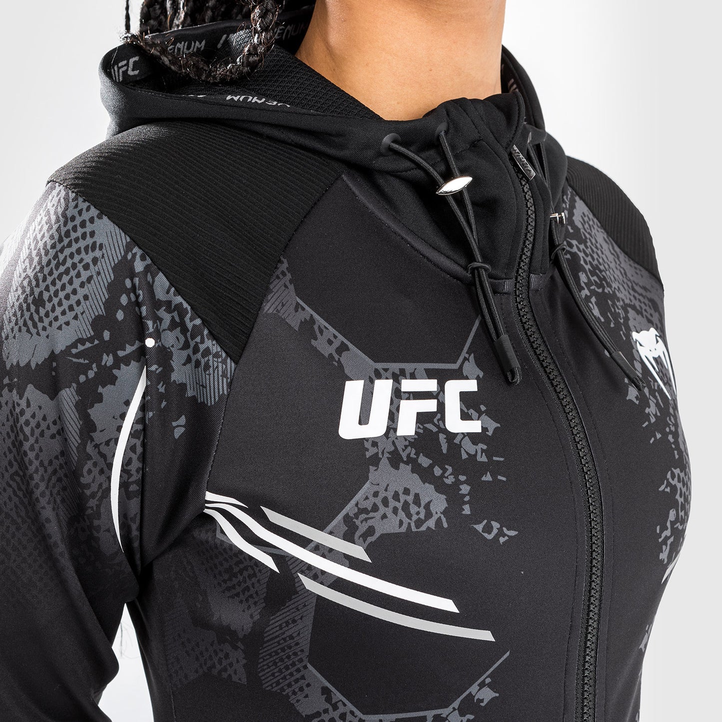 UFC Adrenaline by Venum Felpa Personalizzata Authentic Fight Night per Donna - Nero