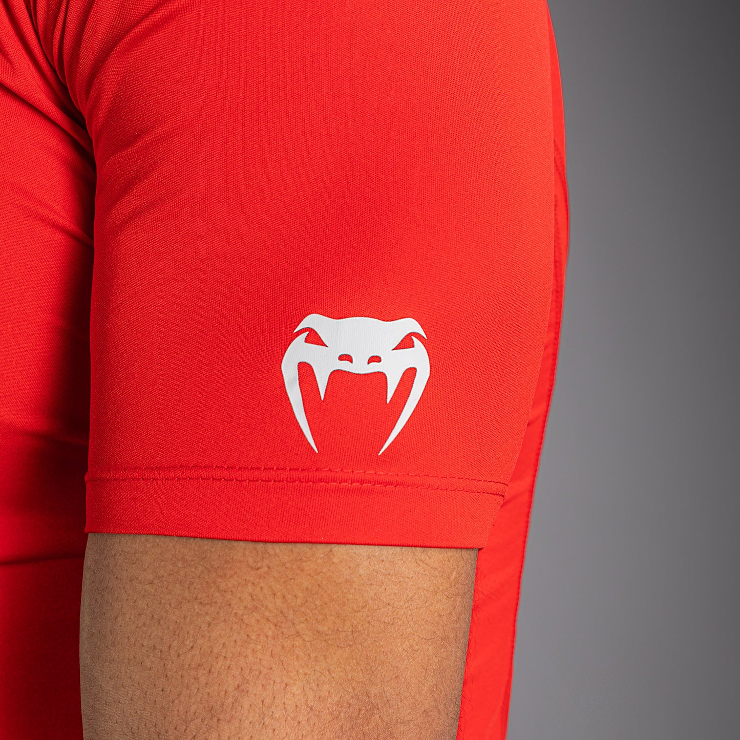 Venum Lineup Maglietta a Compressione a Maniche Corte - Rosso/Bianco