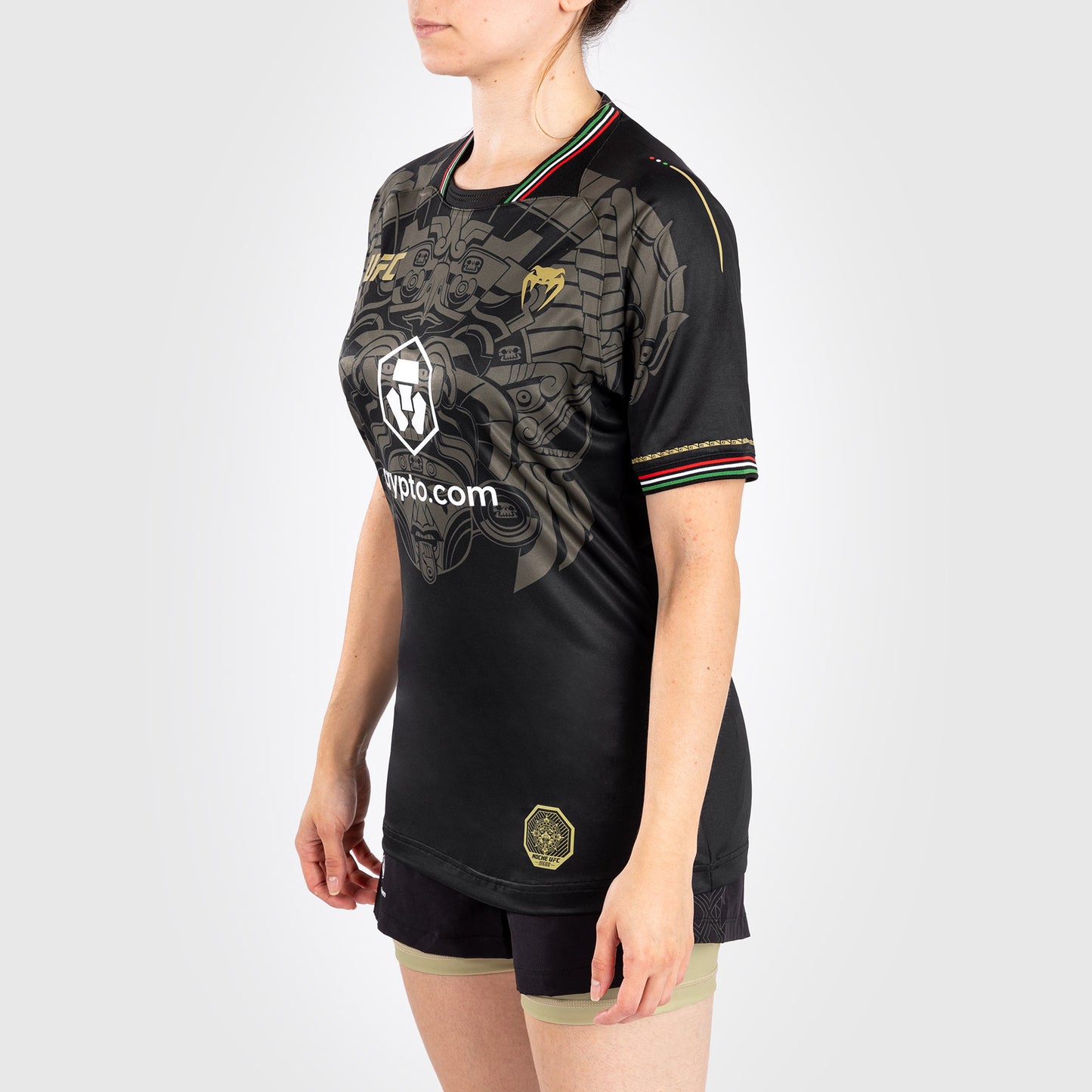 Noche UFC by Venum Authentic Fight Night T-shirt Dry Tech da donna - Nera