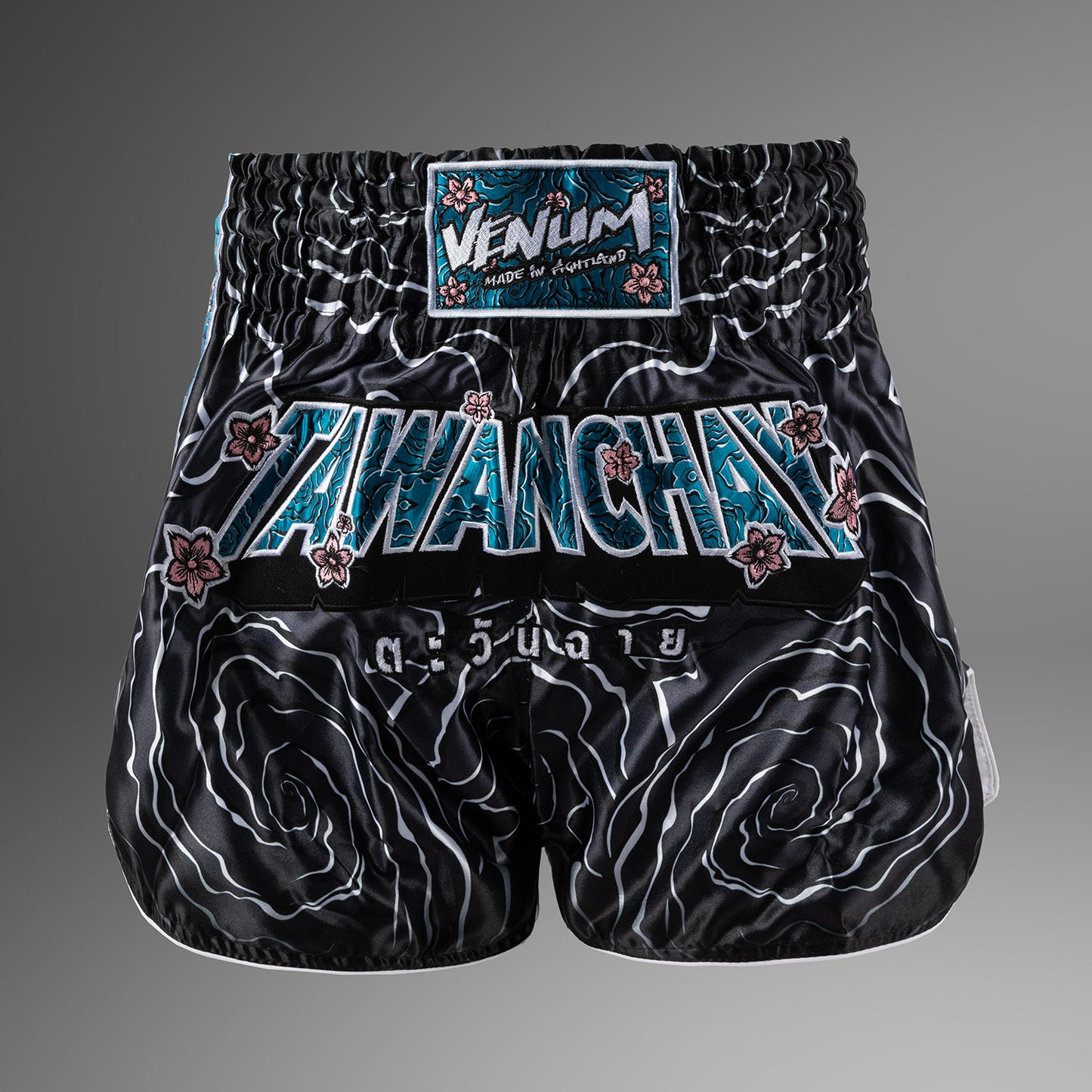 Venum x Tawanchay Pantaloncini Muay Thaï – Nero/Bianco