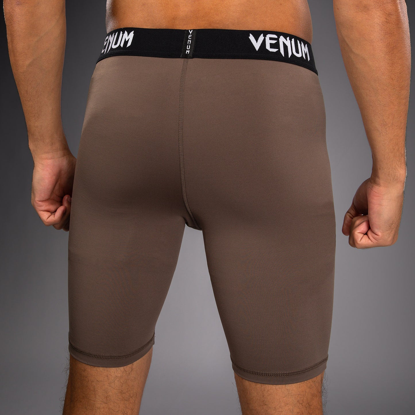 Venum UFC Unity by Venum Authentic Fight Week Pantaloncini a Compressione Tecnici da Uomo - Marrone